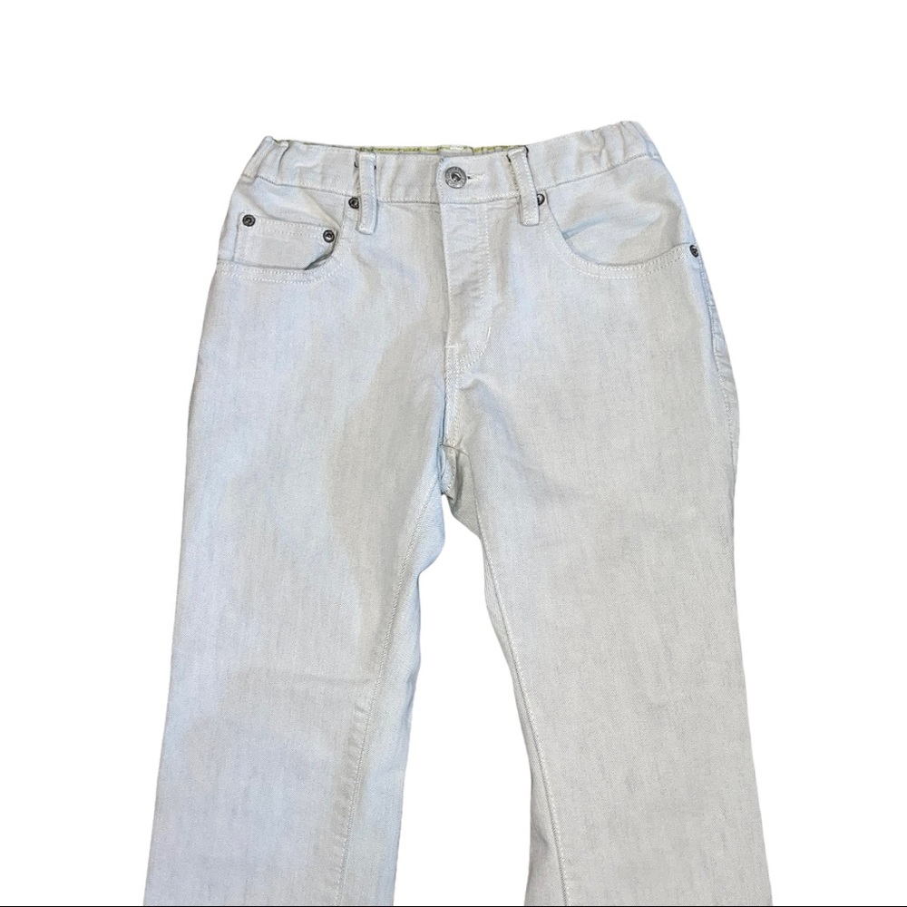 GAP Kids Boy’s Straight Leg Light Grey Jeans Size 12 - Picture 2 of 6